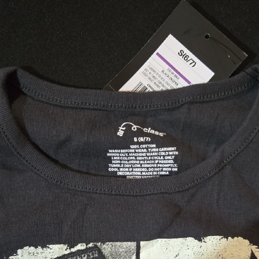 Art Class Charcoal Graphic Tee - Picture 2 of 4